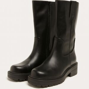 No Boundaries Black Combat Boots